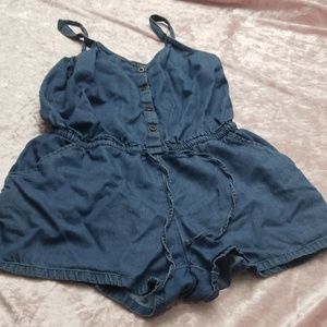 Old navy jean rompers